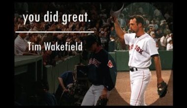 This Thanksgiving has us all thinking a lot about family, and with that the loss of Tim Wakefield in the Red Sox family still feels strong. I made this video out of an expression of that grief that I think we still all feel in some way, I hope you enjoy.