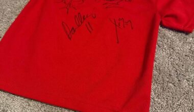 My signed toddler jersey