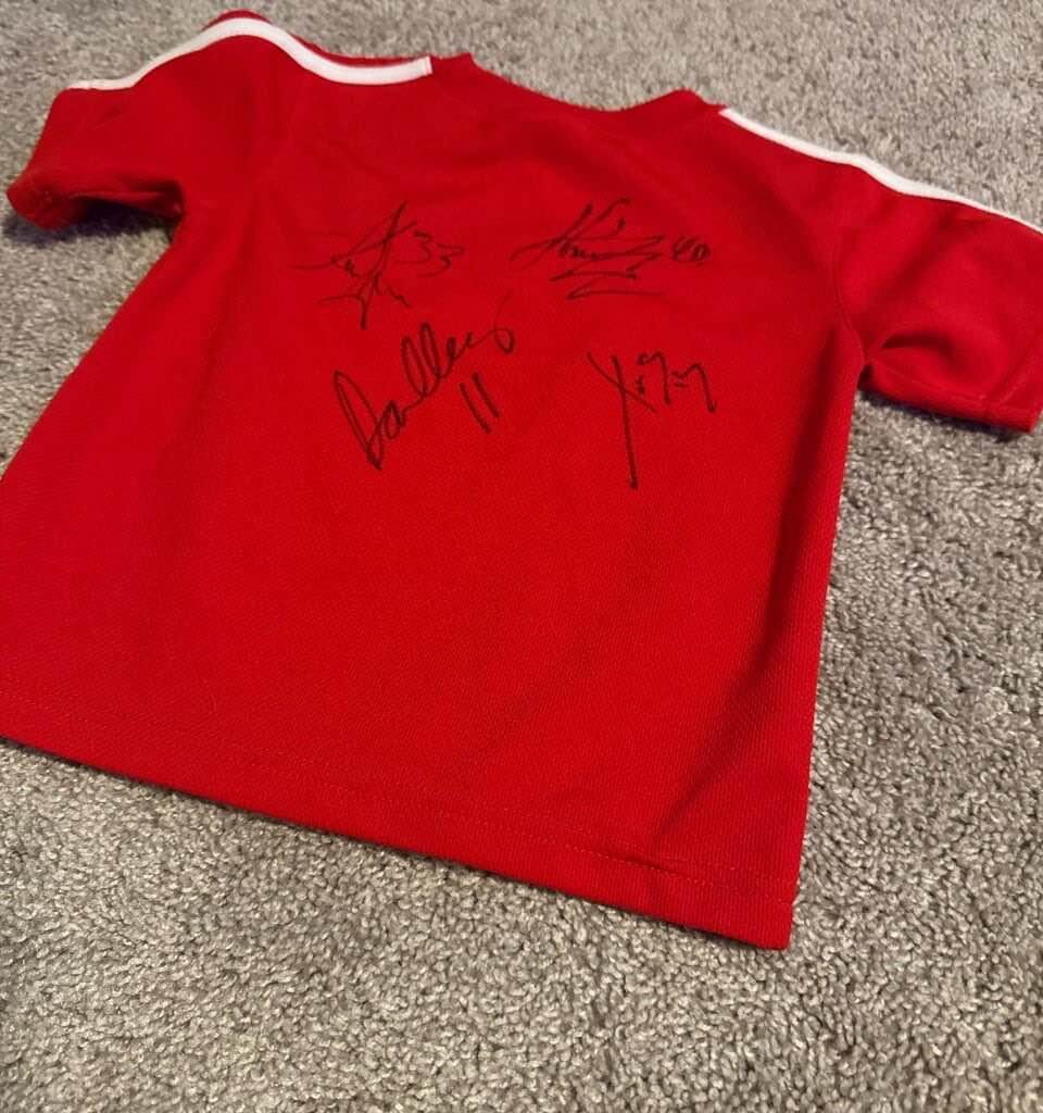 My signed toddler jersey
