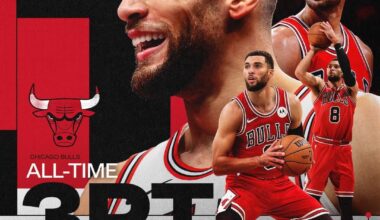 Let It Fly Zach. All Time Franchise Leader in 3’s.