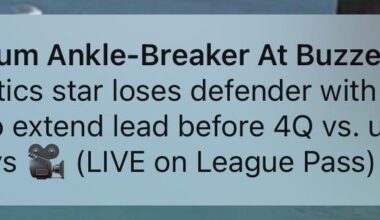 A push off into a travel is an ankle breaker now 😭