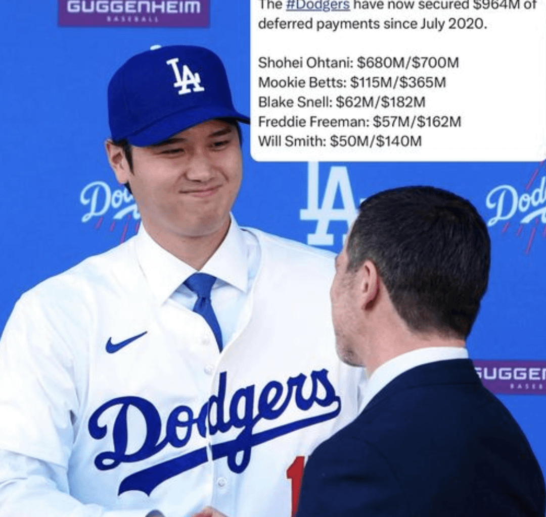 This becomes even crazier when you realize that all other deferrals attached to active MLB contracts combined total $271.5M👀💰