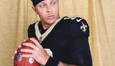 Spencer Rattler, Backup Quarterback for the New Orleans Saints and amateur Patrick Mahomes impersonator