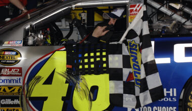 Jimmie Johnson uses last-lap pass to win third straight Coca-Cola 600 | 40 wins in 40 days