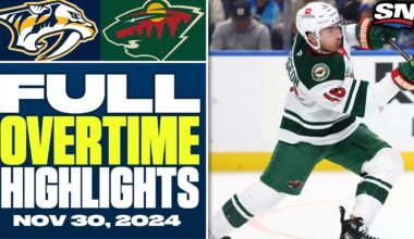 Nashville Predators at Minnesota Wild | FULL Overtime Highlights - November 30, 2024