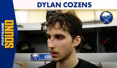 "We'll Keep Fighting" | Dylan Cozens After 4-3 Overtime Loss