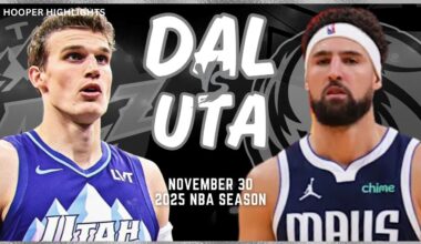 Dallas Mavericks vs Utah Jazz Full Game Highlights | Nov 30 | 2025 NBA Season