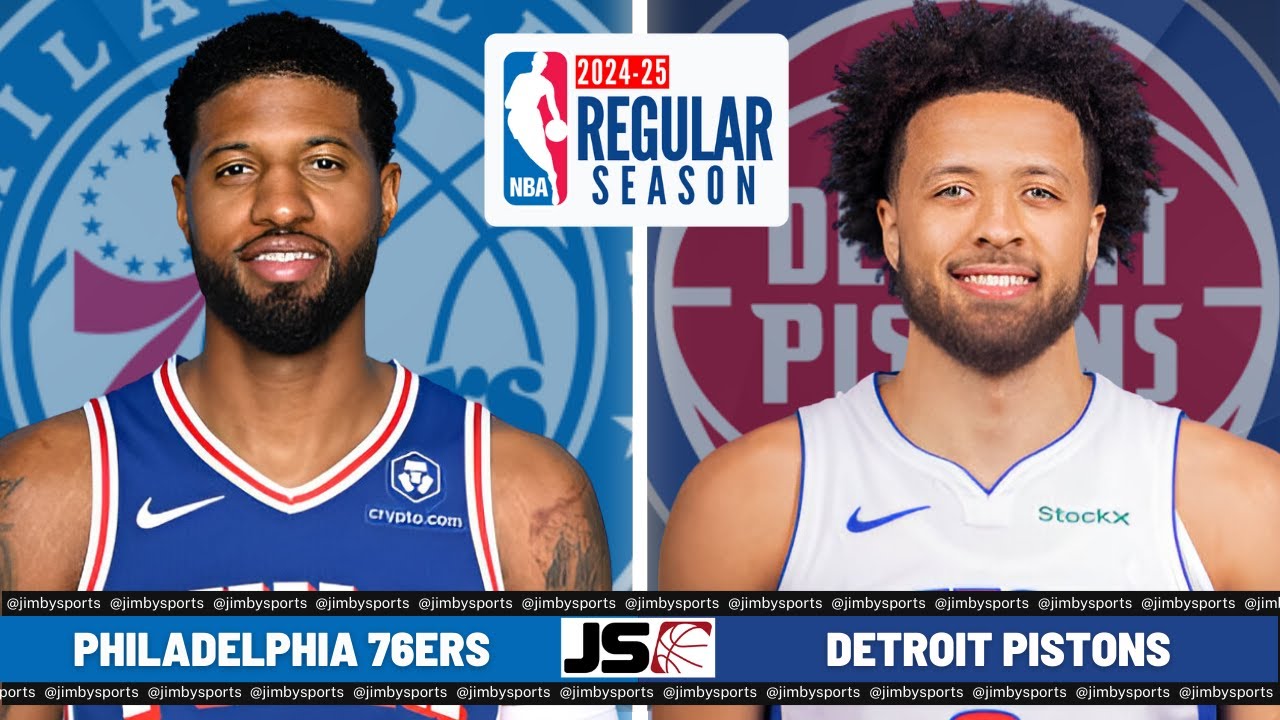 Philadelphia 76ers Vs Detroit Pistons | NBA Live Scoreboard 2024