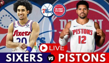Philadelphia 76ers vs Detroit Pistons Play-By-Play & Live Scoreboard