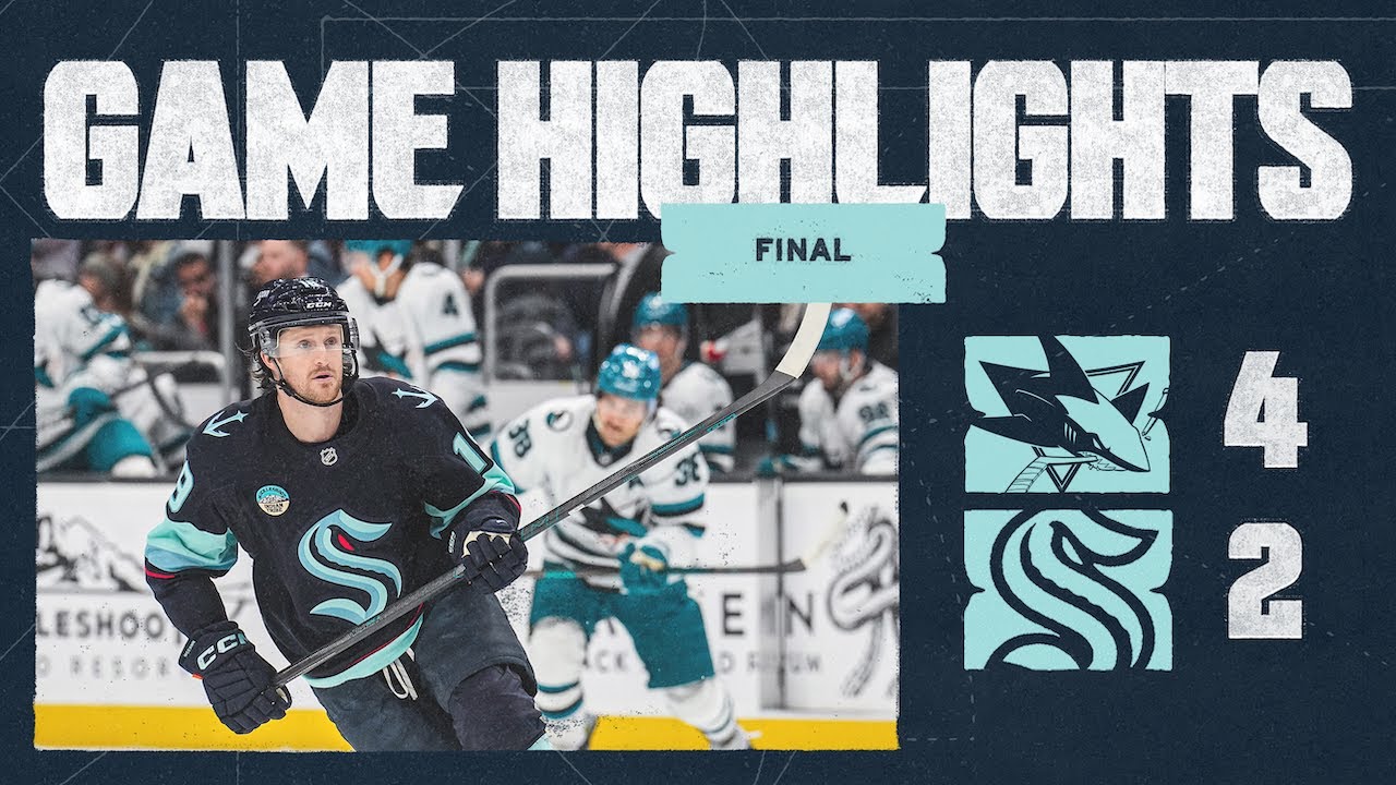 Seattle Kraken vs. San Jose Sharks | 11/30 Game Highlights