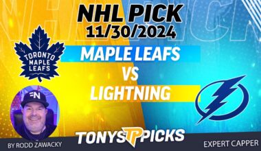 Toronto Maple Leafs vs Tampa Bay Lightning 11/30/24 NHL Prediction for Bet