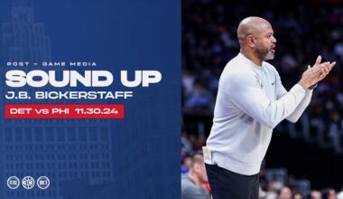 Post-Game Press Conference: J.B. Bickerstaff | Pistons vs. 76ers | 11.30.24