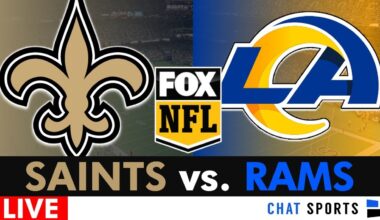 Saints vs. Rams Live Streaming Scoreboard, Play-By-Play, Highlights & Stats | NFL Week 13 On Fox