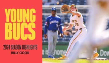 No. 24 Prospect Billy Cook's 2024 Season Highlights | Pittsburgh Pirates