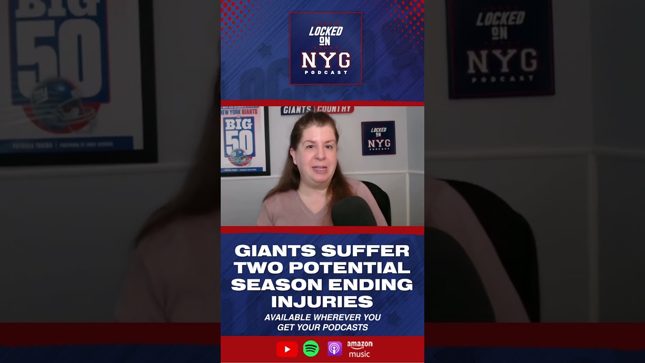 New York Giants Suffer Two Key "Potential" Season-ending Injuries