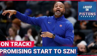 Detroit Pistons Season Right On Track After A Quarter Of The Season Finished