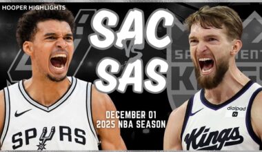 Sacramento Kings vs San Antonio Spurs Full Game Highlights | Dec 1 | 2025 NBA Season