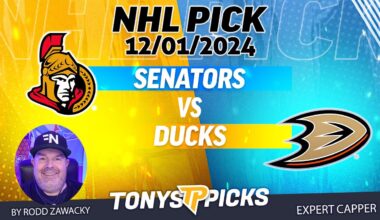 Ottawa Senators vs Anaheim Ducks 12/1/24 NHL Betting Strategy