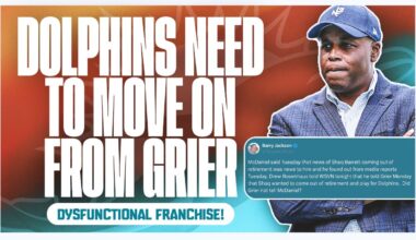 The Miami Dolphins NEED TO MOVE ON From Chris Grier!