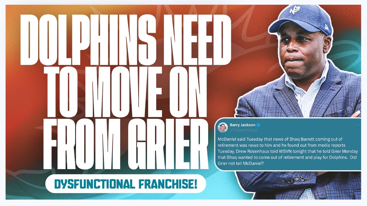 The Miami Dolphins NEED TO MOVE ON From Chris Grier!