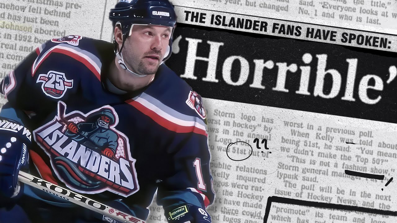 The logo that ruined an NHL dynasty. | Islanders Fisherman Era