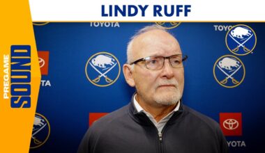 Tyson Kozak Called Up, Sam Lafferty Out | Buffalo Sabres Coach Lindy Ruff Pregame Media