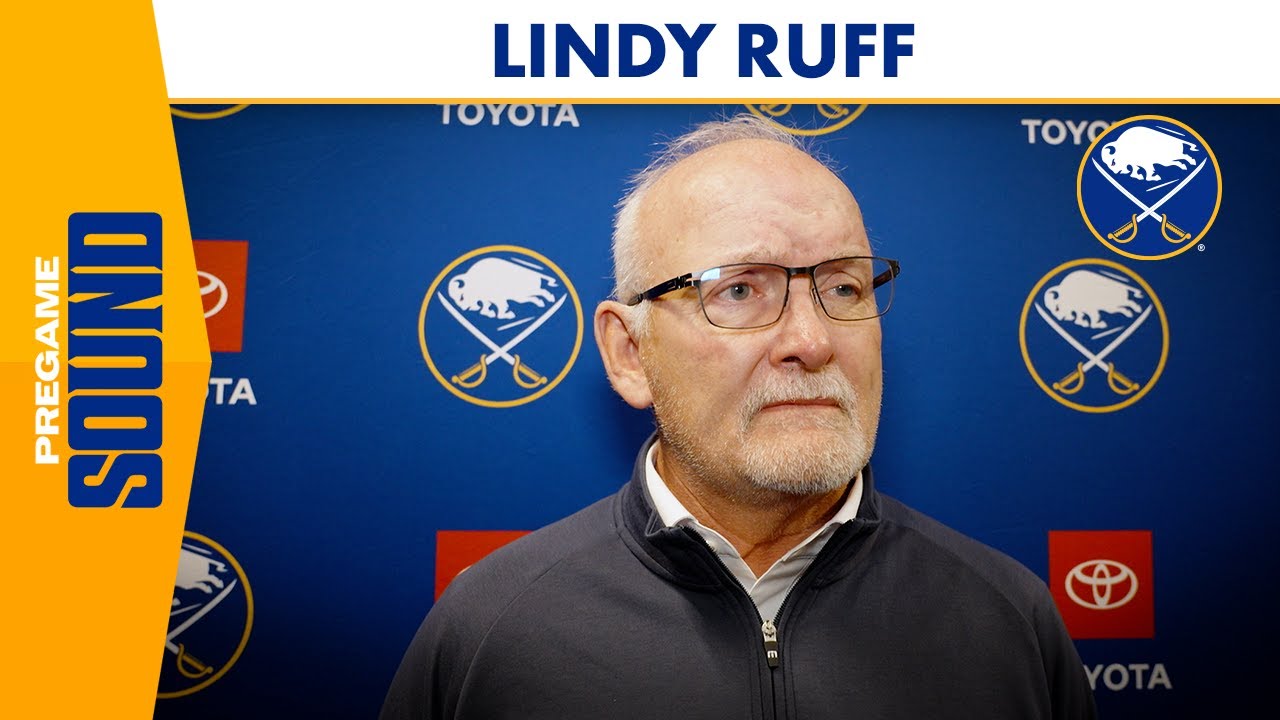 Tyson Kozak Called Up, Sam Lafferty Out | Buffalo Sabres Coach Lindy Ruff Pregame Media