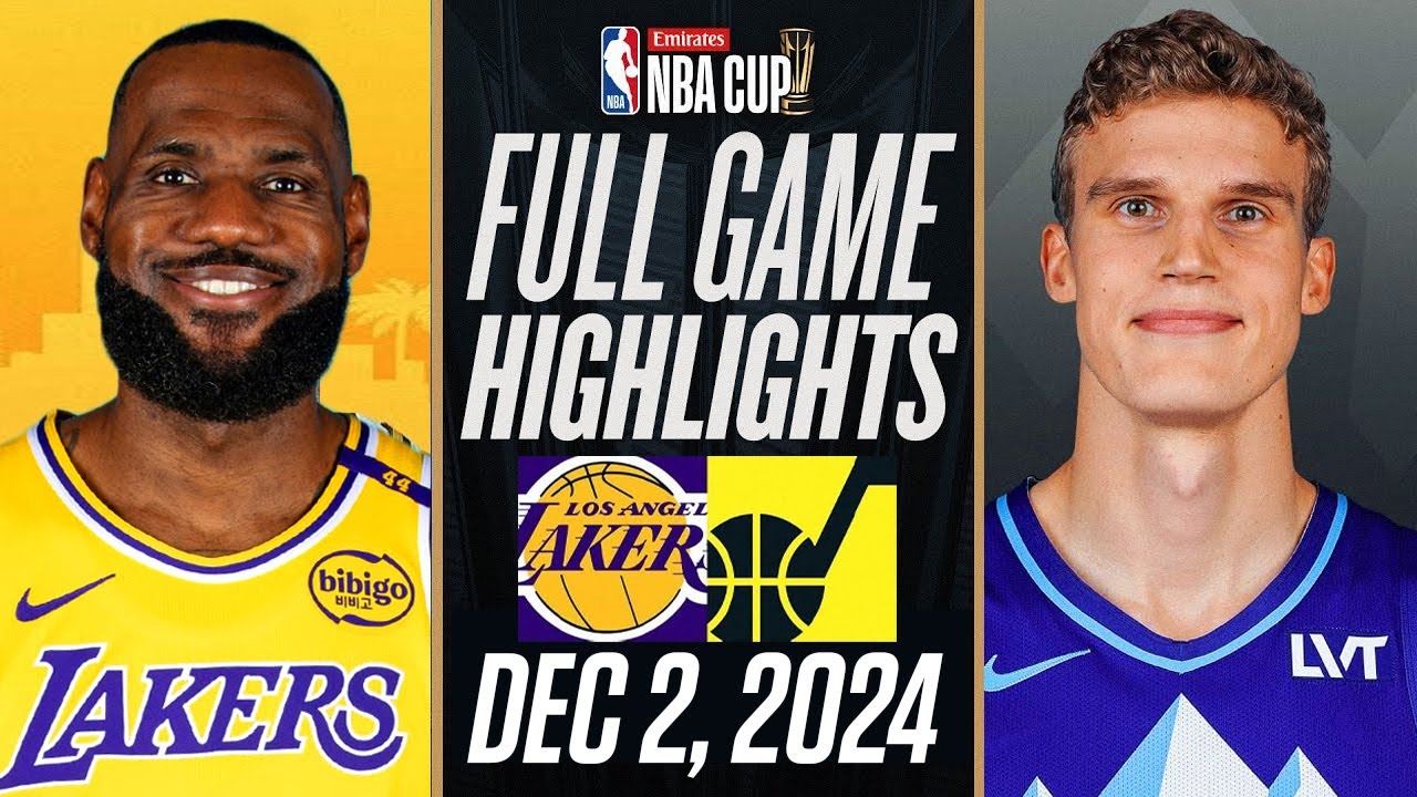 LAKERS vs JAZZ FULL GAME HIGHLIGHTS DECEMBER 2, 2024 NBA FULL GAME HIGHLIGHTS TODAY 2K25