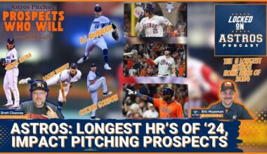 Astros 5 longest HR's of '24, Astros Pitchers on the RISE