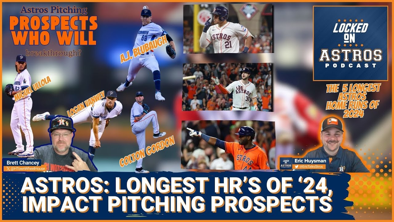Astros 5 longest HR's of '24, Astros Pitchers on the RISE