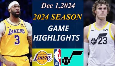 Los Angeles Lakers Vs Utah Jazz  Full Game 1st | Dec 1,2024 | TODAY
