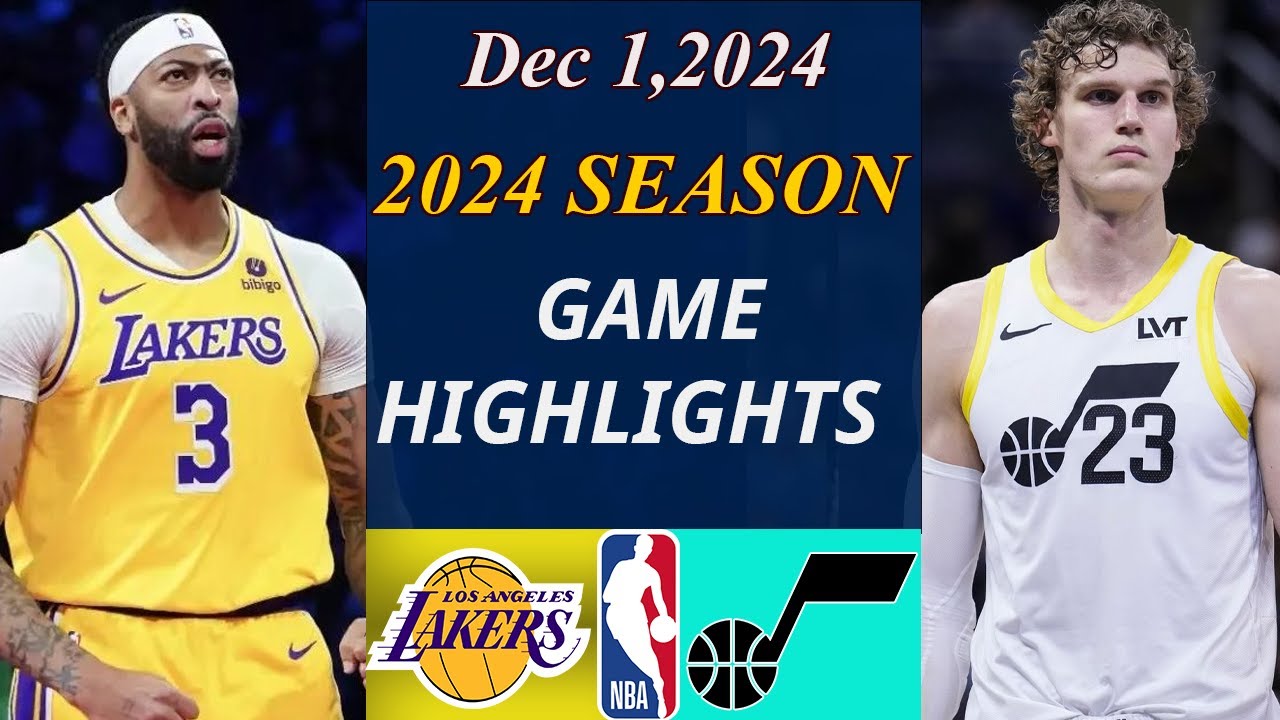 Los Angeles Lakers Vs Utah Jazz  Full Game 1st | Dec 1,2024 | TODAY