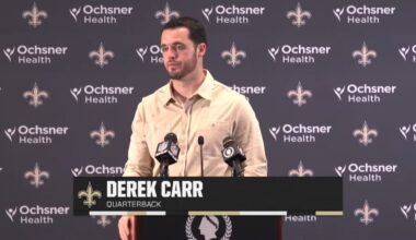 Derek Carr talks Loss | Saints-Rams Postgame | 2024 NFL Week 13