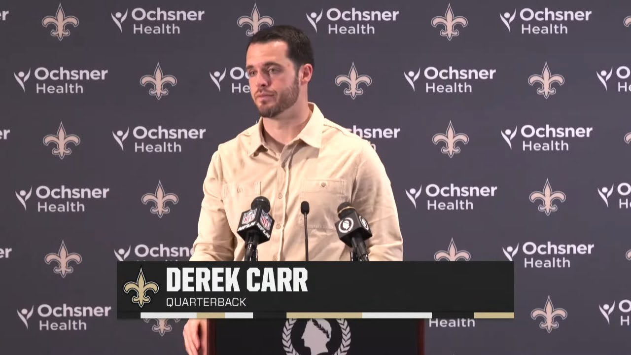 Derek Carr talks Loss | Saints-Rams Postgame | 2024 NFL Week 13