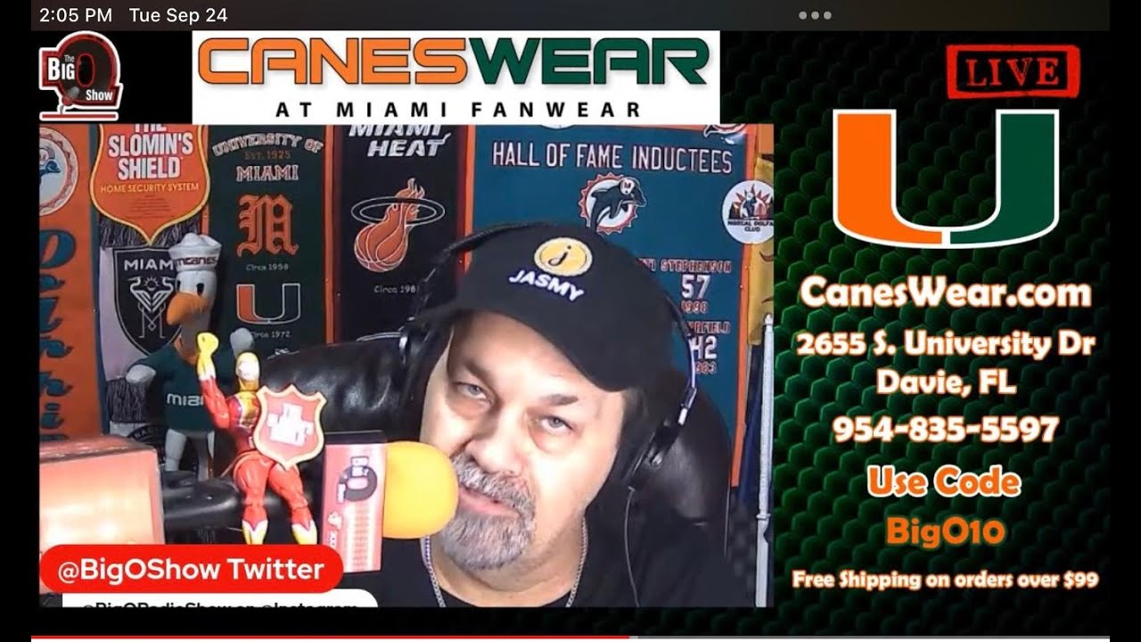 The Miami Dolphins and Miami Hurricanes are in the same terrible position. Monday show 12/2/24