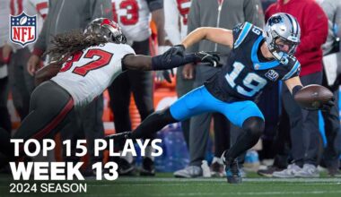 Top 15 Plays From Week 13 | NFL 2024 Season Week 13