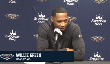 Willie Green recaps loss | Pelicans-Hawks Postgame 12/2/2024