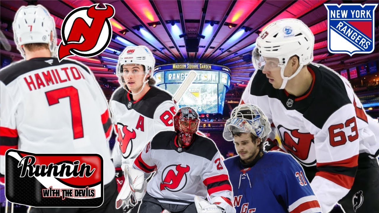 NJ Devils Romp NY Rangers 5-1 | Jack Hughes & Jesper Bratt Garden Party