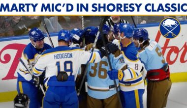 "The One HURT!" | Marty Biron Mic'd Up, Buffalo Sabres Alumni Game Against Shoresy Cast, Jared Keeso