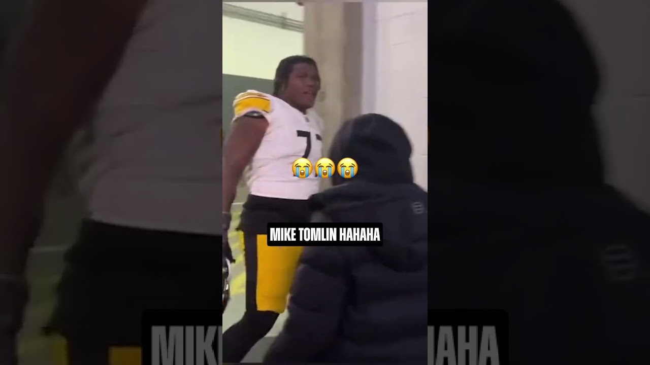 when Mike Tomlin tells you to be quiet 🤫😂 (via bepryor/X)