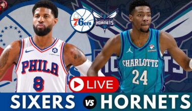 Philadelphia 76ers vs Charlotte Hornets Play-By-Play & Live Scoreboard