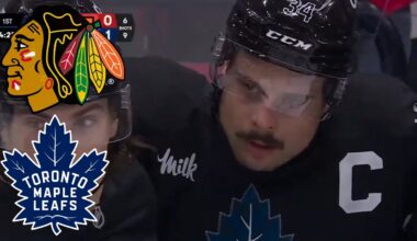 Toronto Maple Leafs VS Chicago Blackhawks DEC 2 24 w/Superbman
