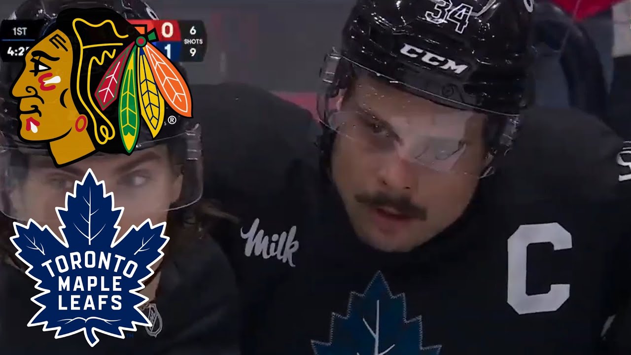 Toronto Maple Leafs VS Chicago Blackhawks DEC 2 24 w/Superbman