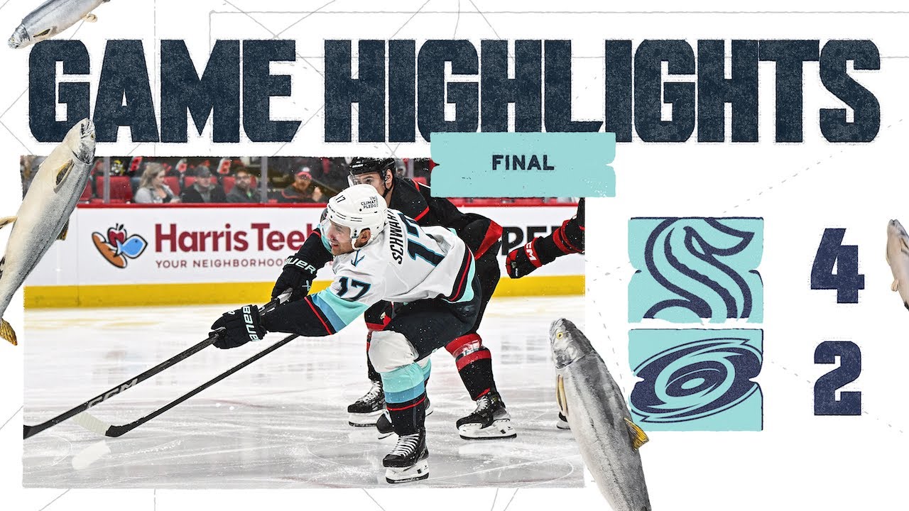 Seattle Kraken at Carolina Hurricanes | 12/03 Game Highlights