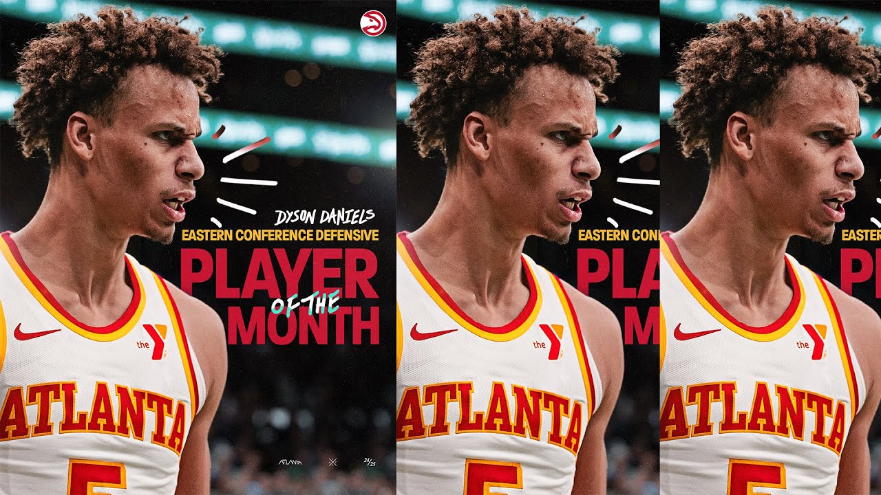 Dyson Daniels Named DEFENSIVE PLAYER OF THE MONTH in Eastern Conference