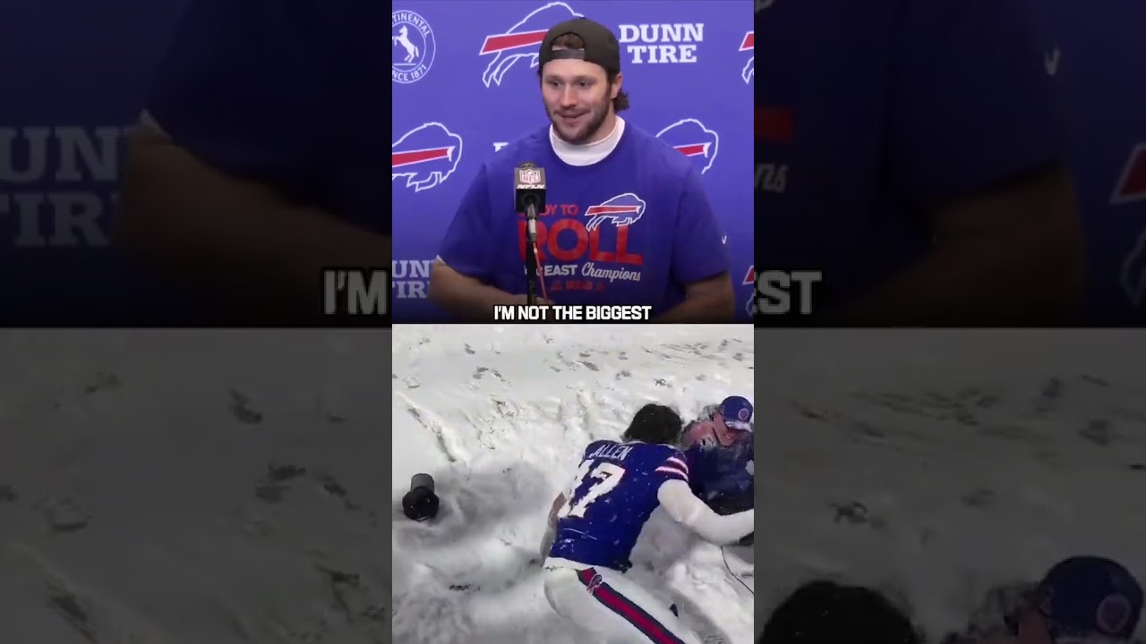 Josh Allen bonding with Coach McDermott 🤝