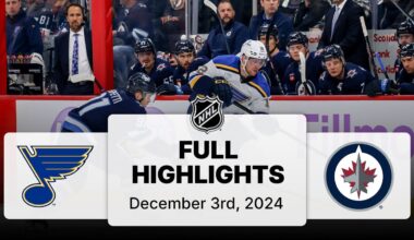 NHL Highlights | Blues vs. Jets | December 03, 2024