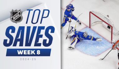 NHL Best Saves of Week 8 | 2024-25 Highlights