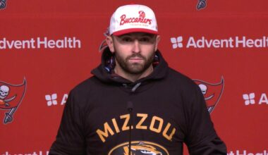 Baker Mayfield In Playoff Mode, Need To ‘Win To Get In’ | Press Conference | Tampa Bay Buccaneers
