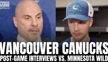 Rick Tocchet & Elias Pettersson Recap Canucks Road Trip, "Scrappy" OT Loss vs. Minnesota Wild